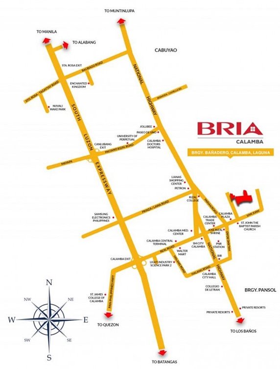 Bria Homes Executive Calamba near Camella Los Banos
