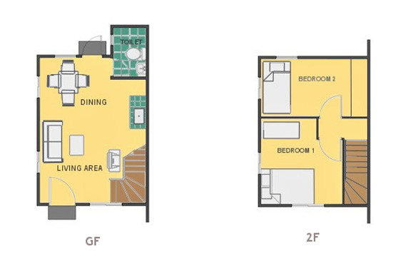 Mikaela Floor Plan House and Lot in Los Banos