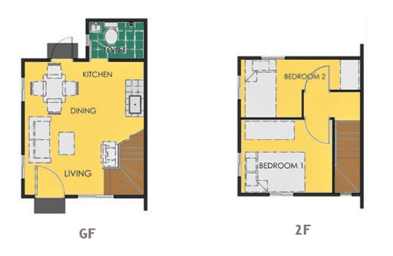 Ravena Floor Plan House and Lot in Los Banos