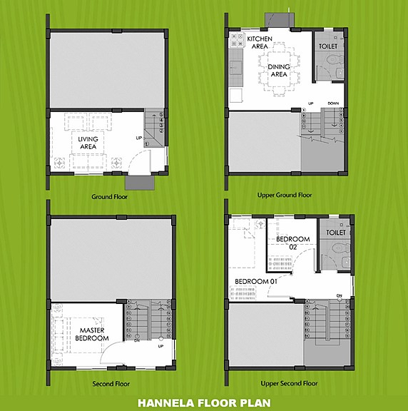 Hannela Floor Plan House and Lot in Los Banos