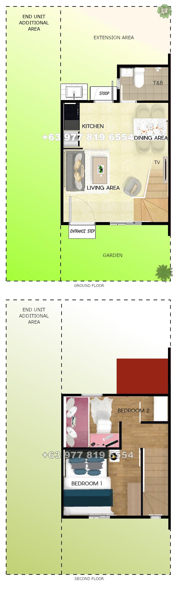 Brielle Floor Plan House and Lot in Los Banos